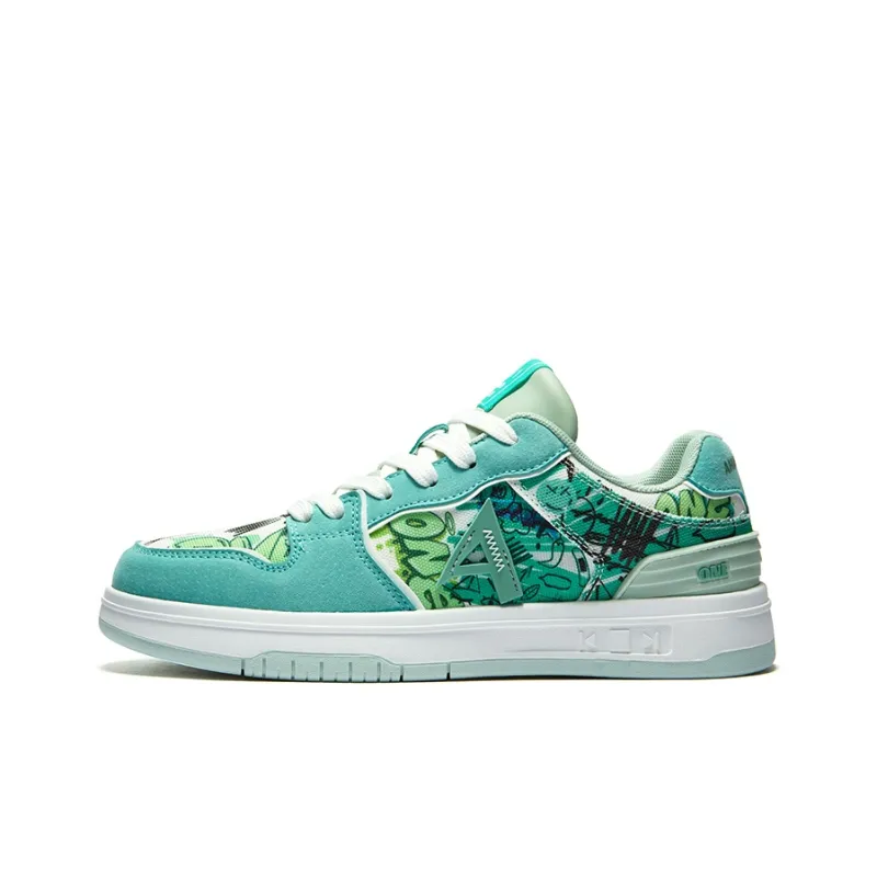 A1 Graffiti Collection Coverage Abrasion Resistant Low Top Skateboard Shoes Unisex-6