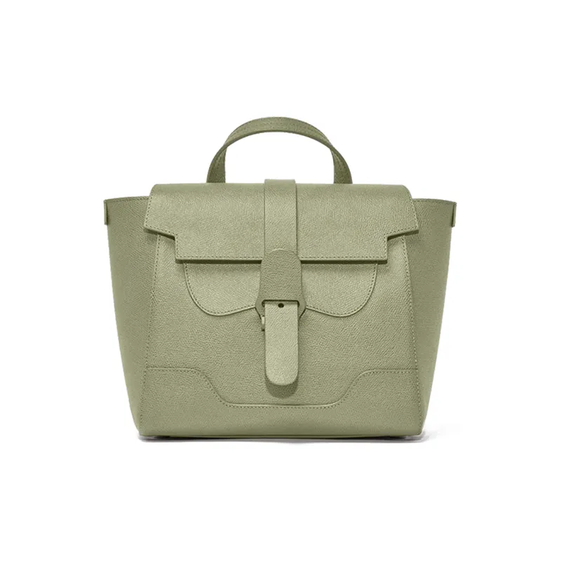 SENREVE Cow Leather Backpack Medium Size Women's Sage Green-0