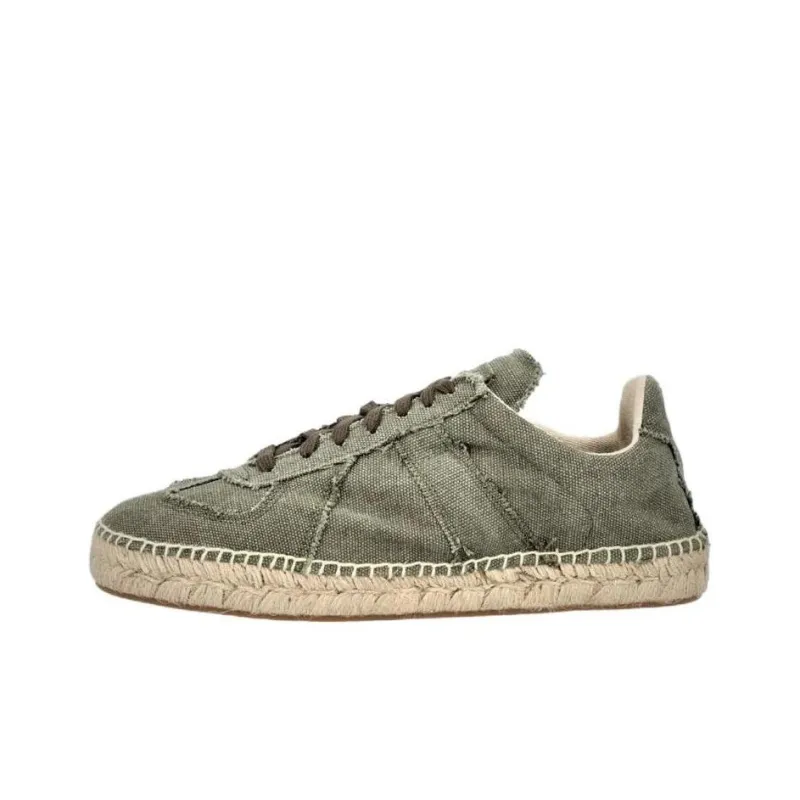 Maison Margiela Replica Stylish Skateboarding Shoes Women's Green Vintage Version-0