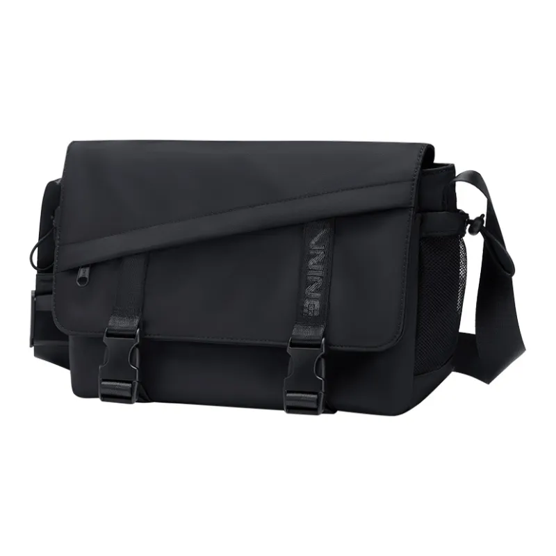 V.NINE Fabric Shoulder Bag Large Size Unisex Night Sky/Ecru-1