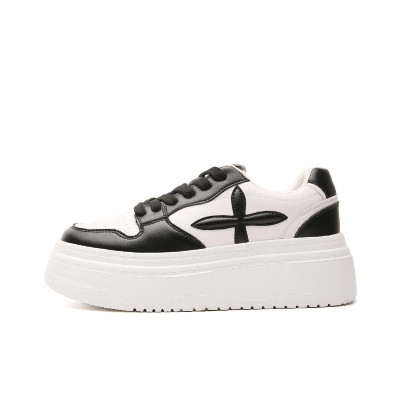 STELLA WEISZ Skateboard Shoes Women's Low Top White/Yellow Brown/Black-17