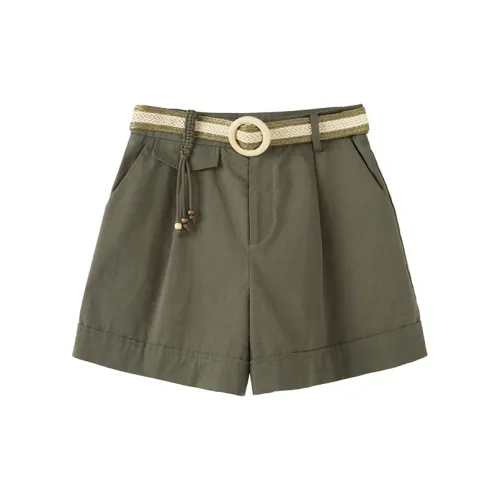 Pit Casual Shorts Women's Dark Green