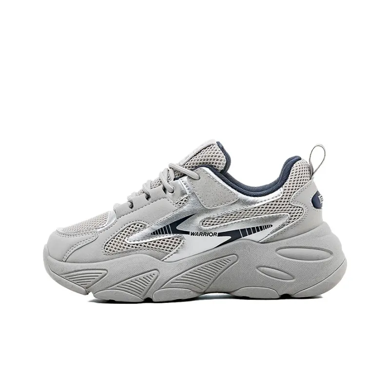 Warrior Wear resistant, Lightweight, Breathable, And Non slip. Low Top Chunky Sneakers Women's-0