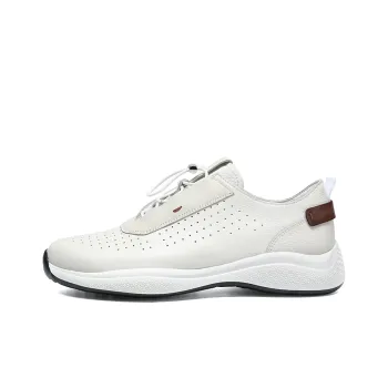 Satchi Cushioning Lightweight Breathable Slip Resistant Low Top Casual Shoes Men's White 4CM
