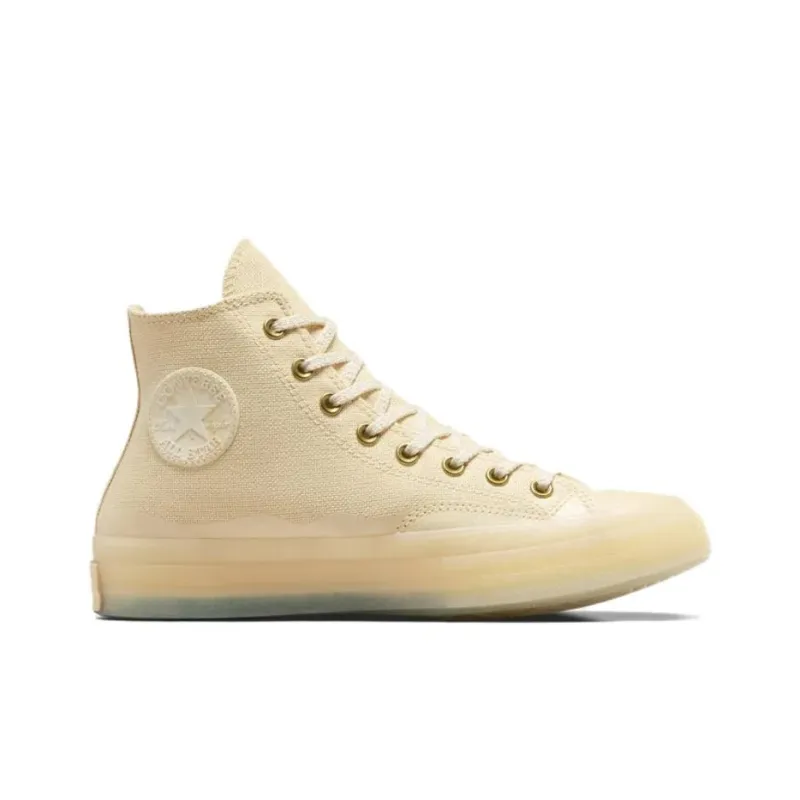 Converse 1970s Slip Resistant High Top Canvas Shoes Unisex Beige Yellow-1