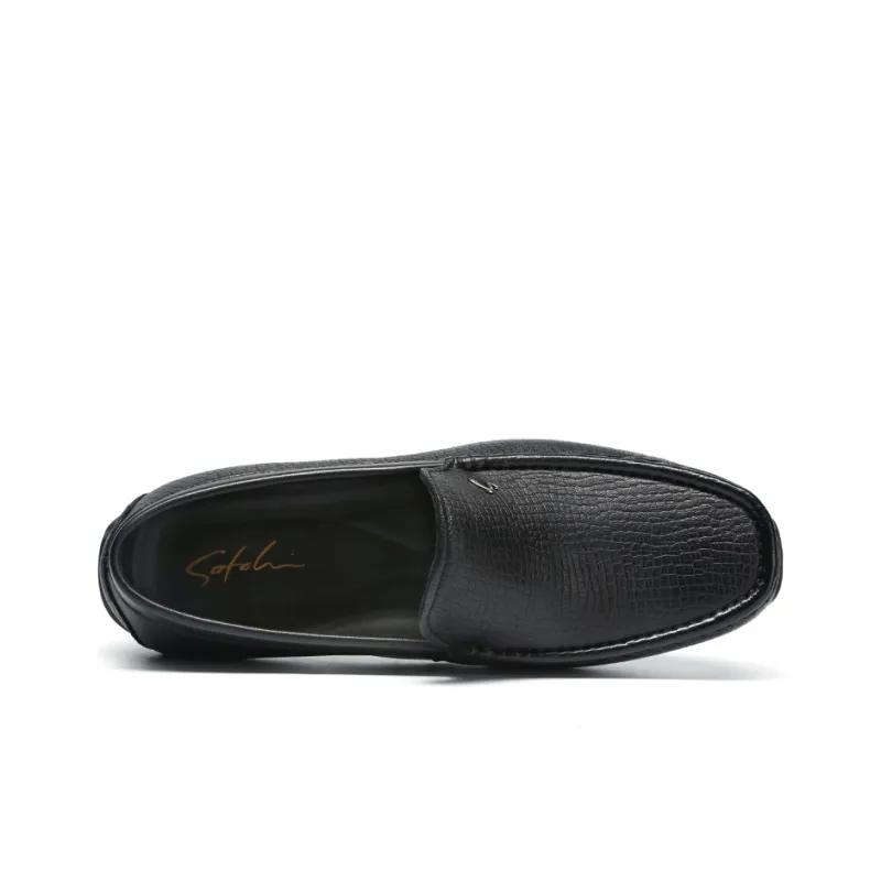 Satchi Loafers Men's Black 1.5cm-3
