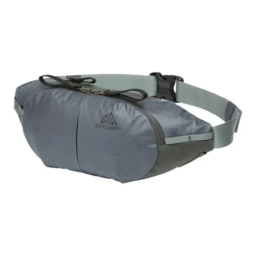 GREGORY Recycled Material Sling Bag, Crossbody Bag, Fanny Pack Unisex Gray White