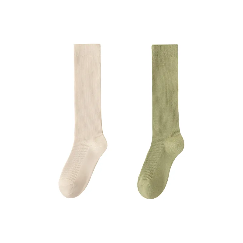 XXLLG Knee High Socks Women's 2 Pack-11