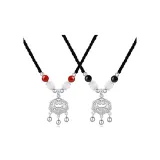 Fuzi peace lock necklace [pair]
