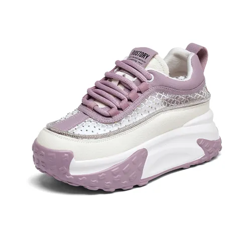 NRDROFFICIAL Abrasion Resistant Lightweight Slip Resistant Low Top Chunky Sneakers Women's