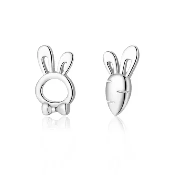 7℃ Sterling Silver Stud Earrings Women's