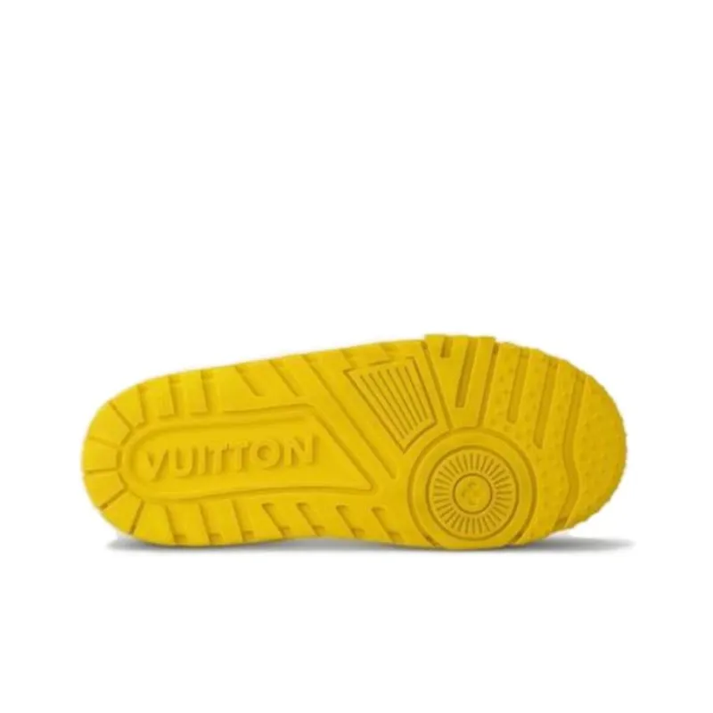 LOUIS VUITTON Lv Trainer Maxi Sneaker Yellow-4
