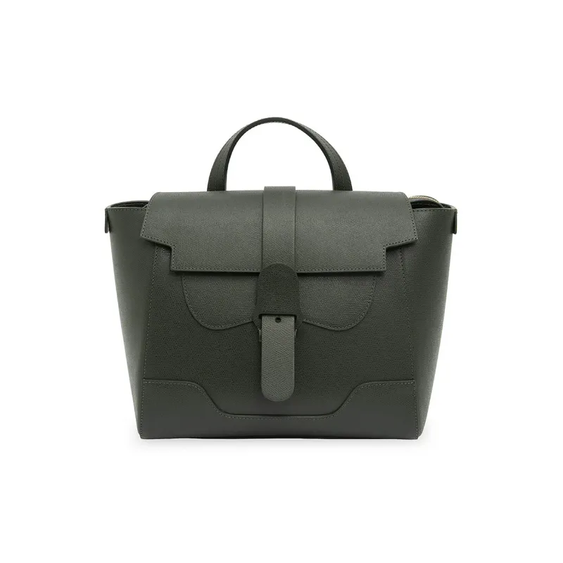 SENREVE Cow Leather Backpack Medium Size Women's Forest Green-0