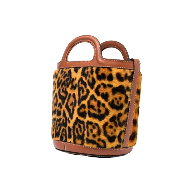 MARNI Leopard Printed Small Bucket Bag-2