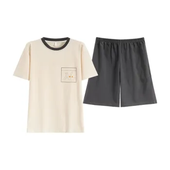 Pretty Lady Pajama Set Men's Apricot