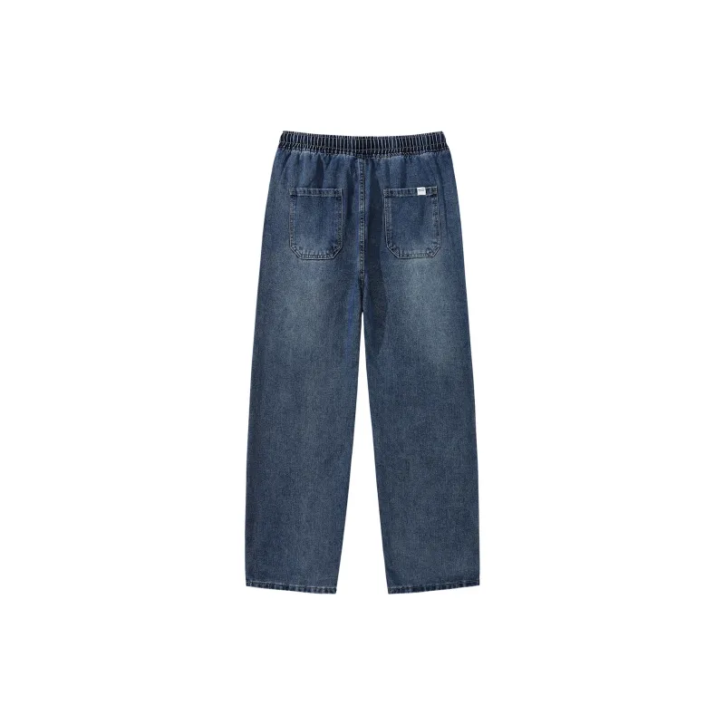 THREE-BODY Jeans Unisex Vintage Blue-1