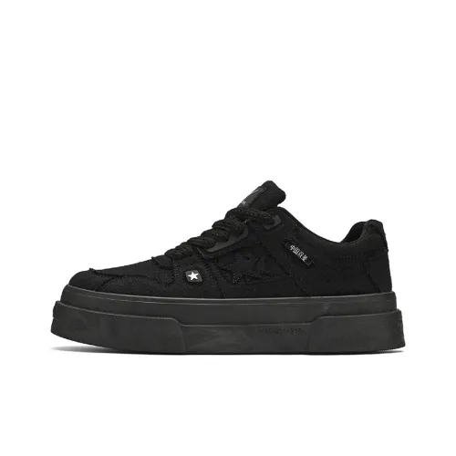 Binary Anti-Slip And Wear-Resistant Lightweight Low-Top Skateboard Shoes Unisex