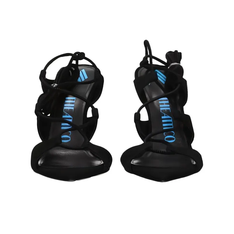 The Attico 110mm Lace-up Sandals-2