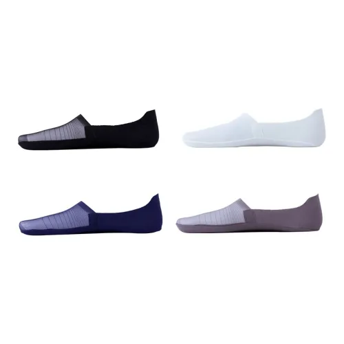 Lanza No Show Socks Men's 4 Pack