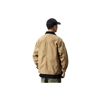 Jeep Denim Jackets Men Khaki
