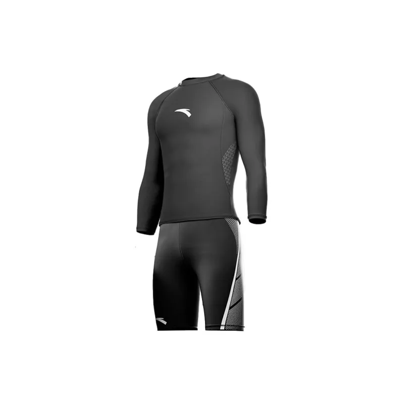 Anta Swimming Sets Polyamide Elastane Pool Men's Black-21