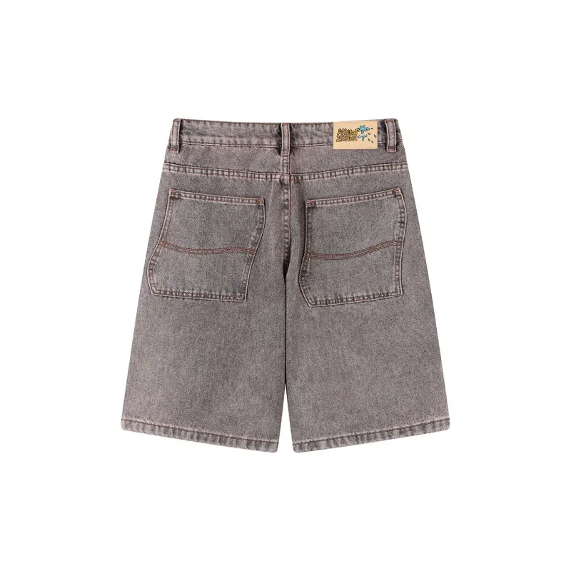 MIND ERROR Denim Shorts Unisex-9