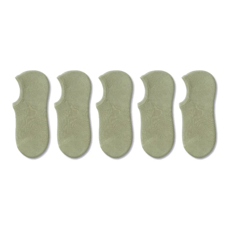 Taste The Color No Show Socks Men's 5 Pack-15
