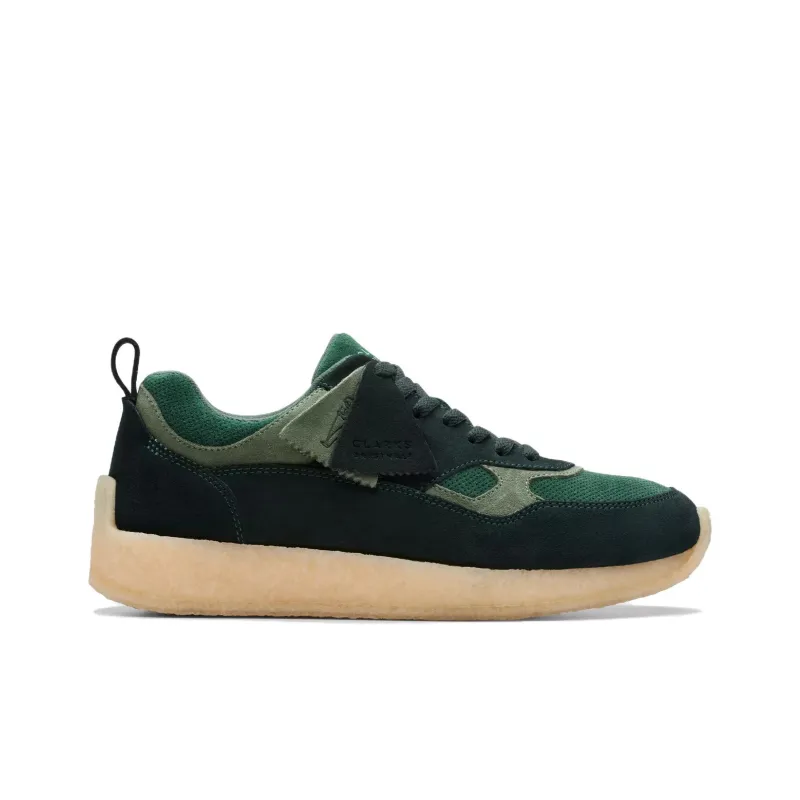 Clarks Originals Lockhill Ronnie Fieg 8th Street Dark Green Combination-1