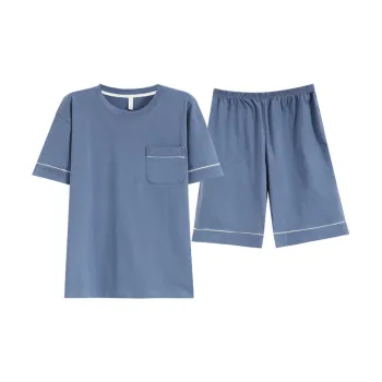 Pretty Lady Pajama Set Men's Royal Blue
