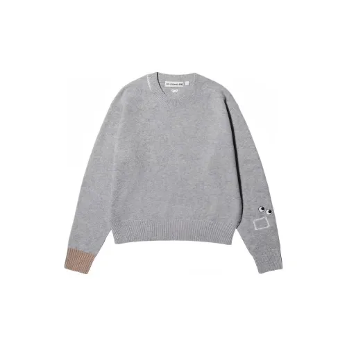 Anya Hindmarch X UNIQLO Anya Hindmarch Co-brand Sweaters Women's Light Gray