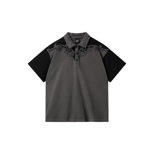 PILOTDRAGON Polo Shirts Unisex Gray