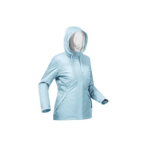 DECATHLON SH500 Jackets Women's Light Blue Gray