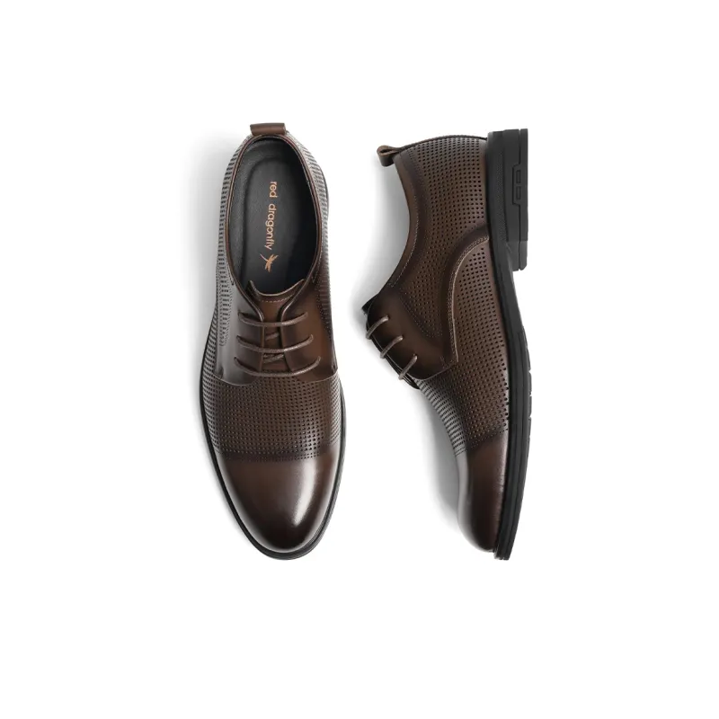 RED DRAGONFLY Casual Shoes Slip on Men's Dress Shoes Men's Black/Brown-4