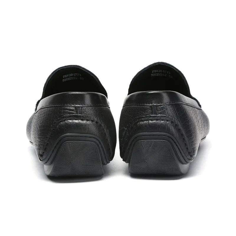 Satchi Loafers Men's Black 1.5cm-4