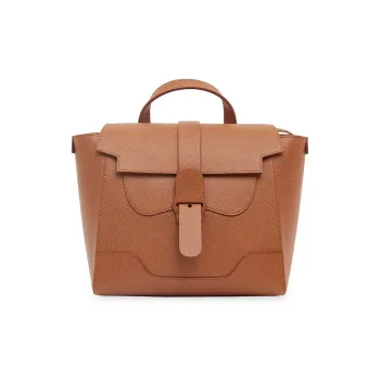 SENREVE Cow Leather Backpack Medium Size Women's Chestnut Brown