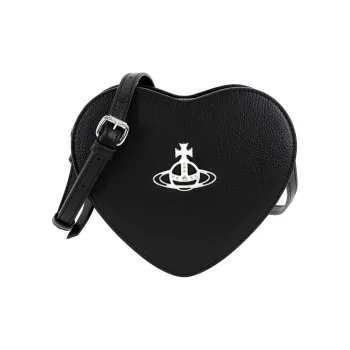 Vivienne Westwood PU Shoulder Bag, Crossbody Bag Women's Black