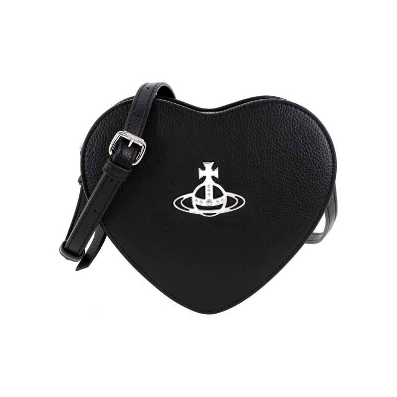 Vivienne Westwood PU Shoulder Bag, Crossbody Bag Women's Black-0