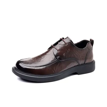 Help Men's Casual Shoes Men Low Top Black, Brown