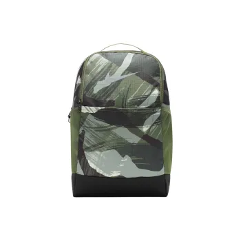 Nike Recycled Polyester Backpack Medium Size Unisex Medium Olive & Black & Gray
