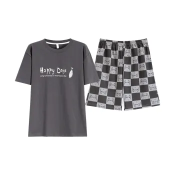 Pretty Lady Pajama Set Men's Dark Gray