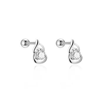 7℃ S925 Silver Stud Earrings Women's