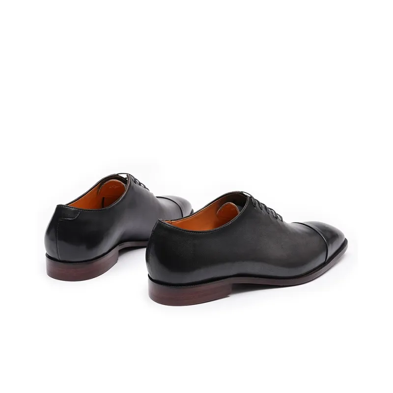 ASTON M.JAZZ Dress Shoes Men Low Top Black/Earth Yellow-11