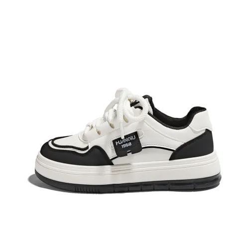 HUANQIU Non slip Lightweight Low Top Skateboard Shoes Women's