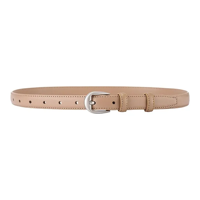 CARTELO Cow Split Leather Belts Women's Width 1.8cm-8