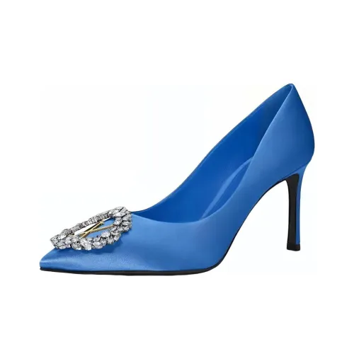 LOUIS VUITTON Madeleine High Heels Women's Blue