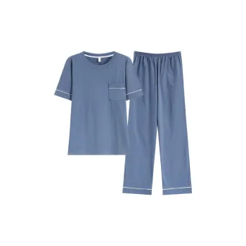 Pretty Lady Pajama Set Men's Blue