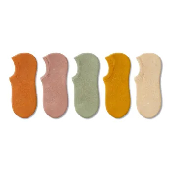 Taste The Color No Show Socks Men's 5 Pack