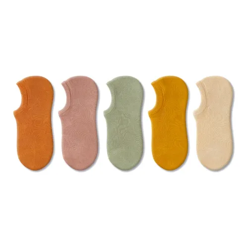 Taste The Color No Show Socks Men's 5 Pack