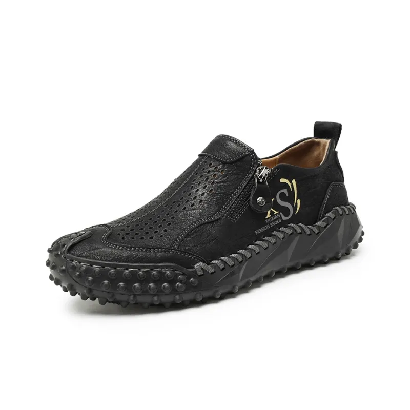 SENGUIBUCK Men's Casual Shoes Men Low Top Black, Brown-12