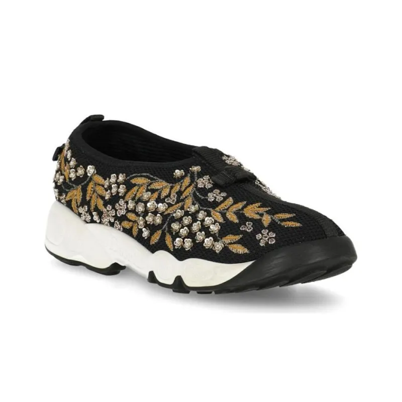 DIOR Women's Fusion 'Crystal Embroidery - Noir'-3